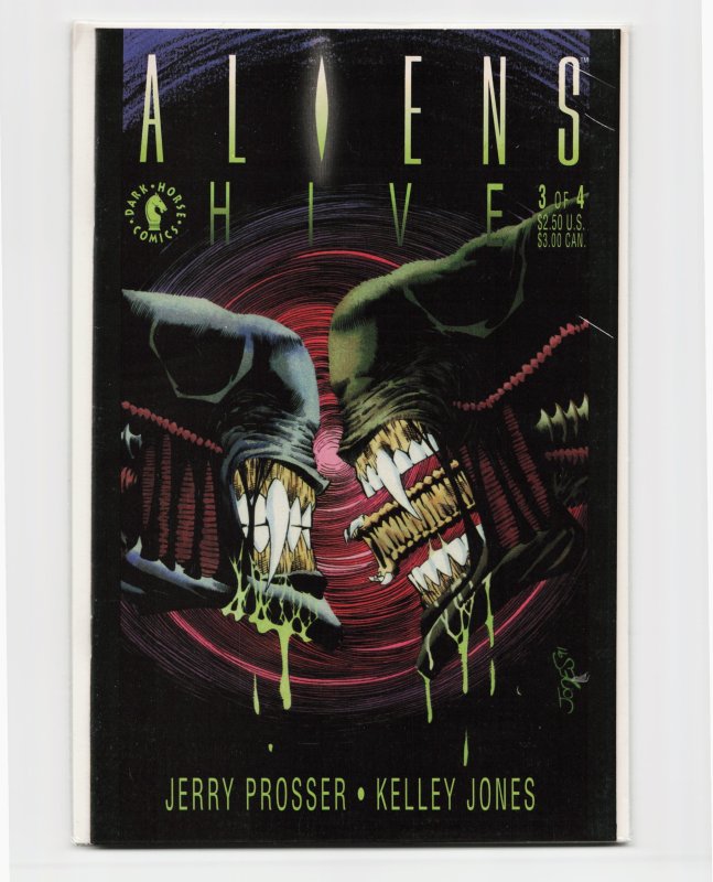 Aliens: Hive #3 (Dark Horse Comics, 1992), raw, ungraded comic book — front cover