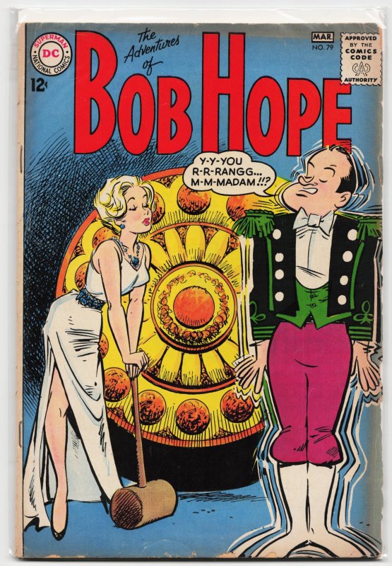 The Adventures of Bob Hope #79 (DC Comics, 1963), raw, ungraded comic book — front cover