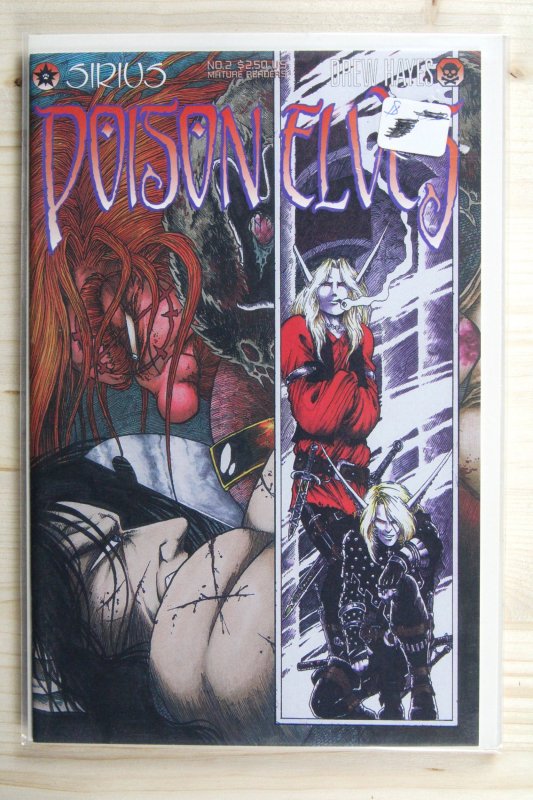 Poison Elves #2 (1995), raw comic book in NM- 9.2 condition — front cover
