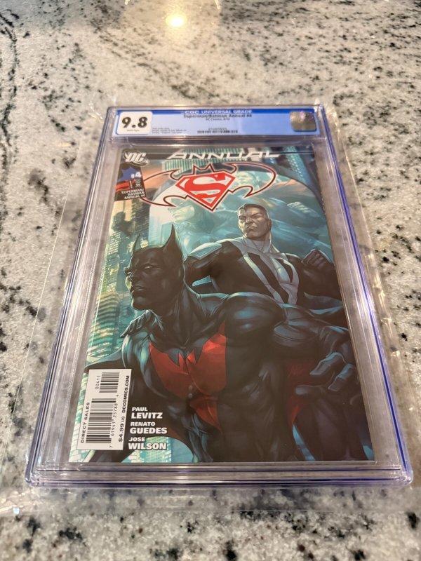 Superman Batman Annual #4 (DC Comics), CGC 9.8 graded comic book, Universal Blue label — front cover in its holder