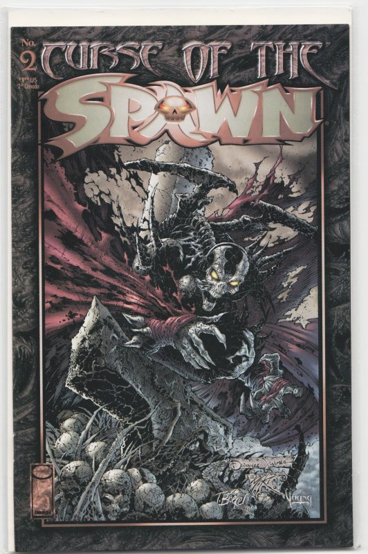 Curse of the Spawn #2 (Image Comics, 1996), raw, ungraded comic book — front cover