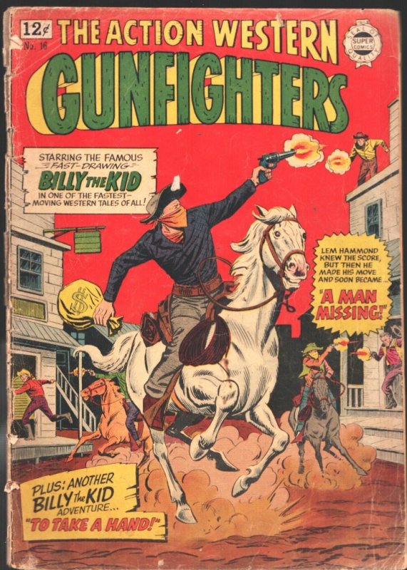 Gunfighters #18 (1964), raw, ungraded comic book — front cover