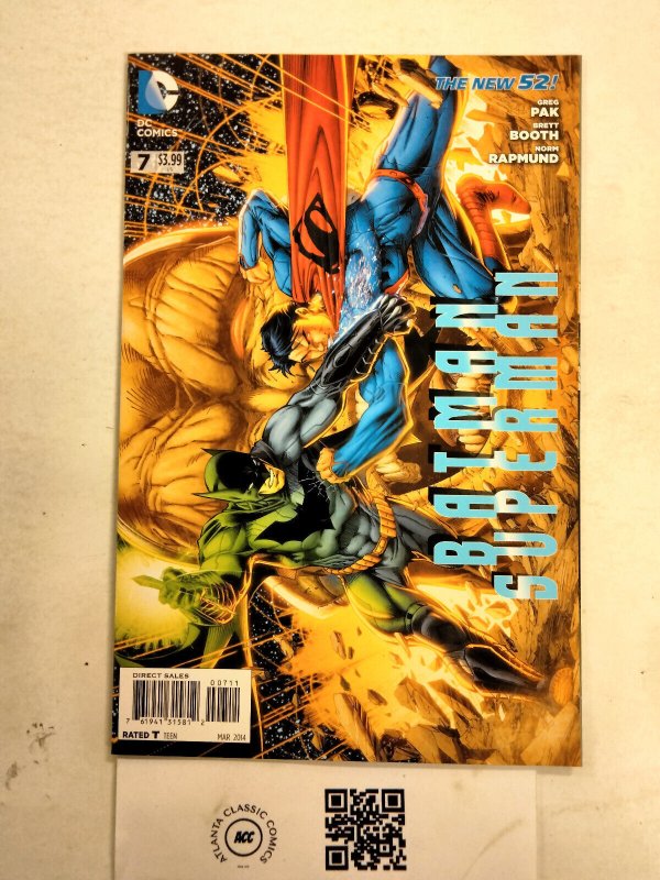 Batman Superman #7 (DC Comics, 2020), raw comic book in NM condition — front cover