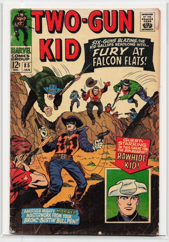 Two-Gun Kid #85 (Marvel Comics, 1967), raw, ungraded comic book — front cover