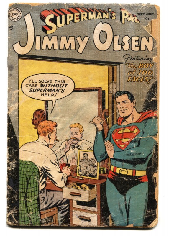 Superman's Pal Jimmy Olsen #1 - 1954 - DC - FR - Comic Book (DC Comics, 1954), raw comic book in FR condition — front cover
