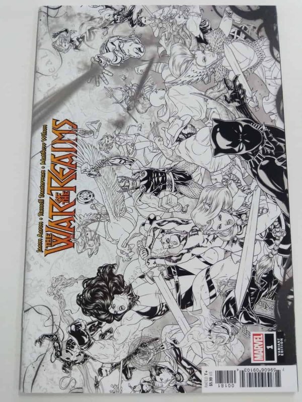 War of the Realms #1 (Marvel Comics), raw comic book in NM condition — front cover