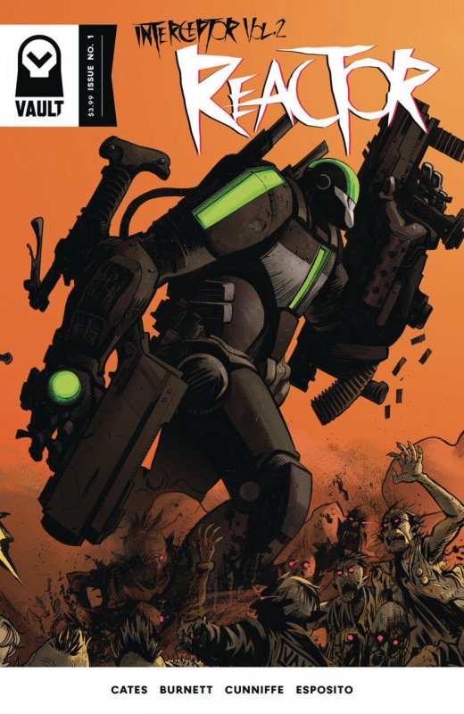 Reactor #1 (2017), raw comic book in VF/NM condition — front cover