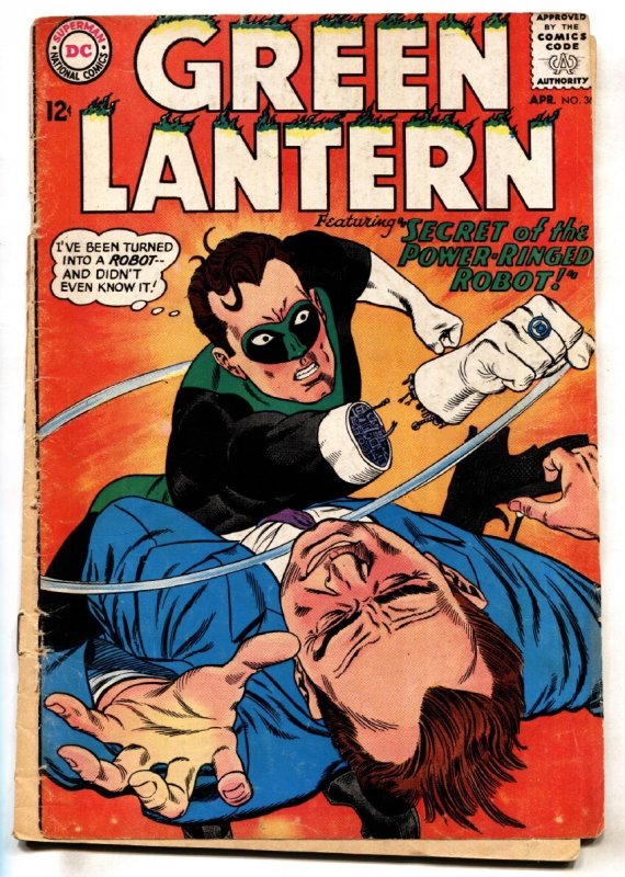 Green Lantern #36 (DC Comics), raw, ungraded comic book — front cover