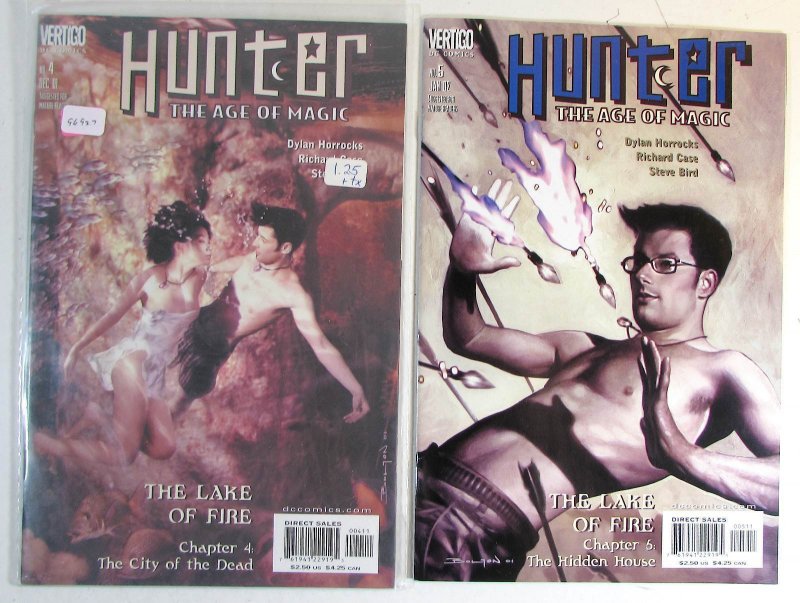 Hunter the Age of Magic Lot of 2 #4, 5 Vertigo (2001) Comic Books (DC Comics, 2001), raw, ungraded comic book — front cover