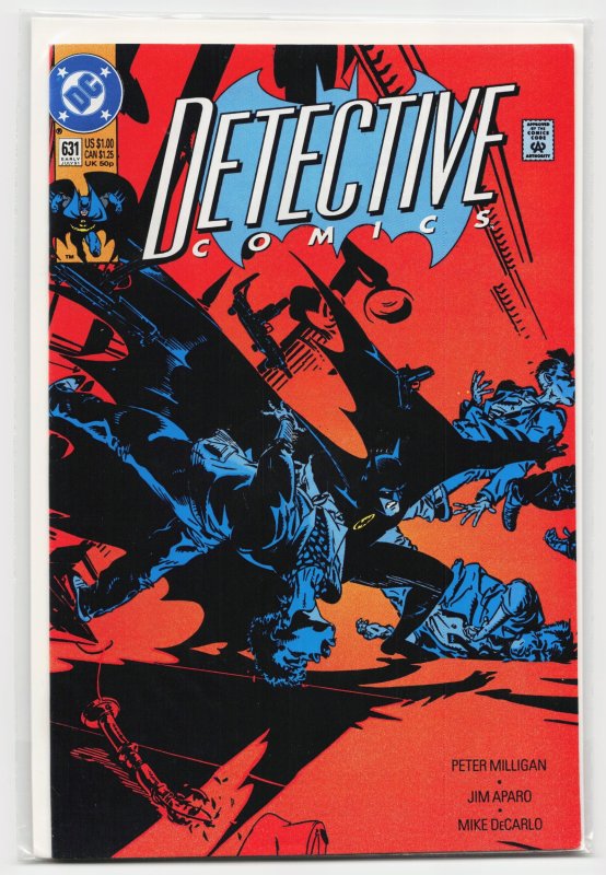 Detective Comics #631 (DC Comics, 1991), raw, ungraded comic book — front cover