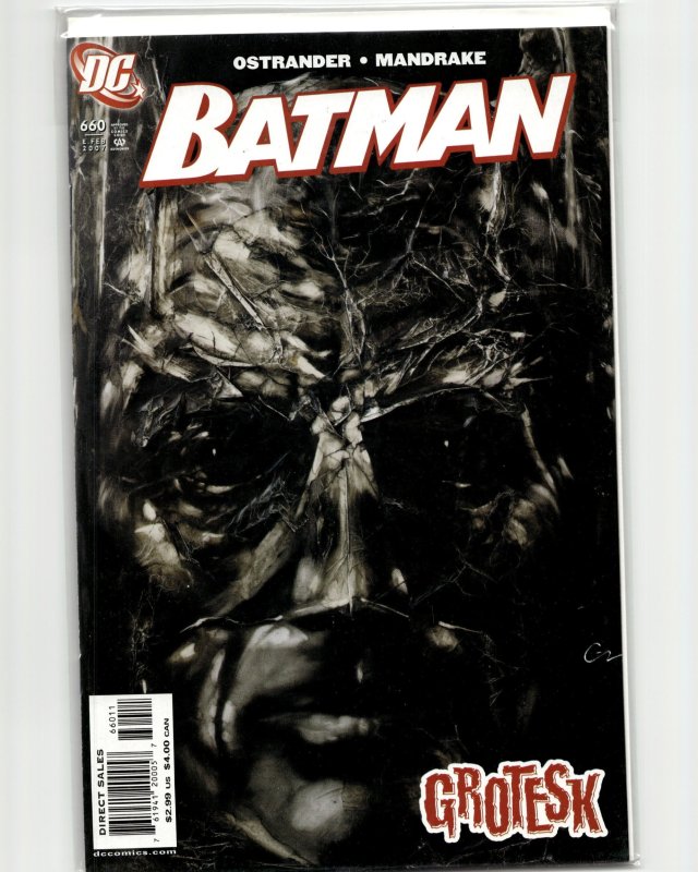 Batman #660 (DC Comics, 2007), raw, ungraded comic book — front cover