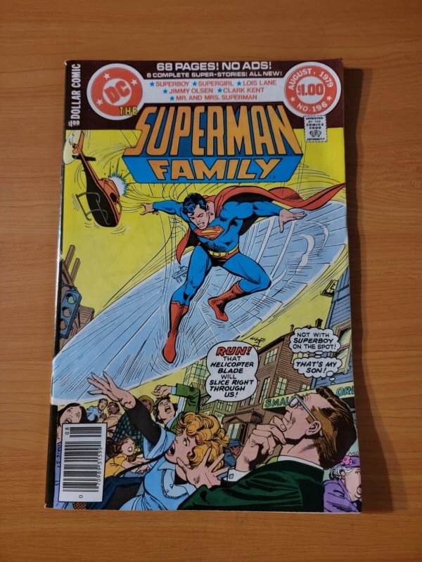 Superman Family #196 (DC Comics, 1979), raw comic book in NM condition — front cover