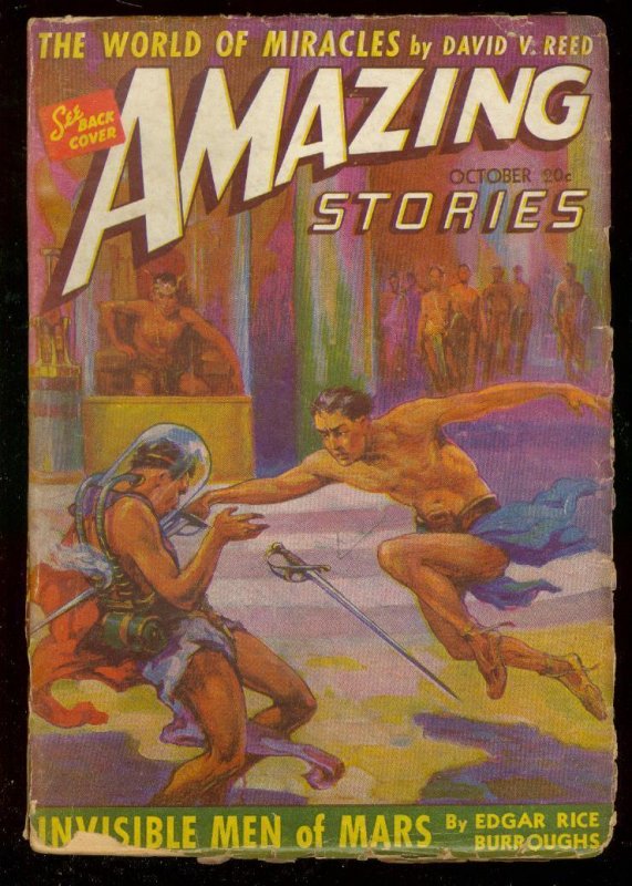 Amazing Stories--October 1941--Pulp Magazine--Ziff-Davis--VG (Ziff-Davis, 1941), raw comic book in VG condition — front cover