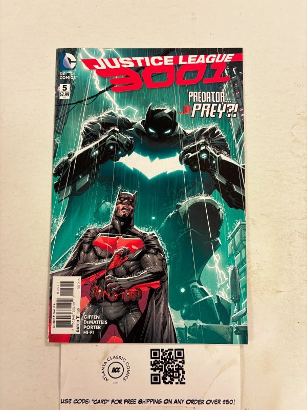 Justice League 3001 #5 (DC Comics), raw comic book in NM condition — front cover