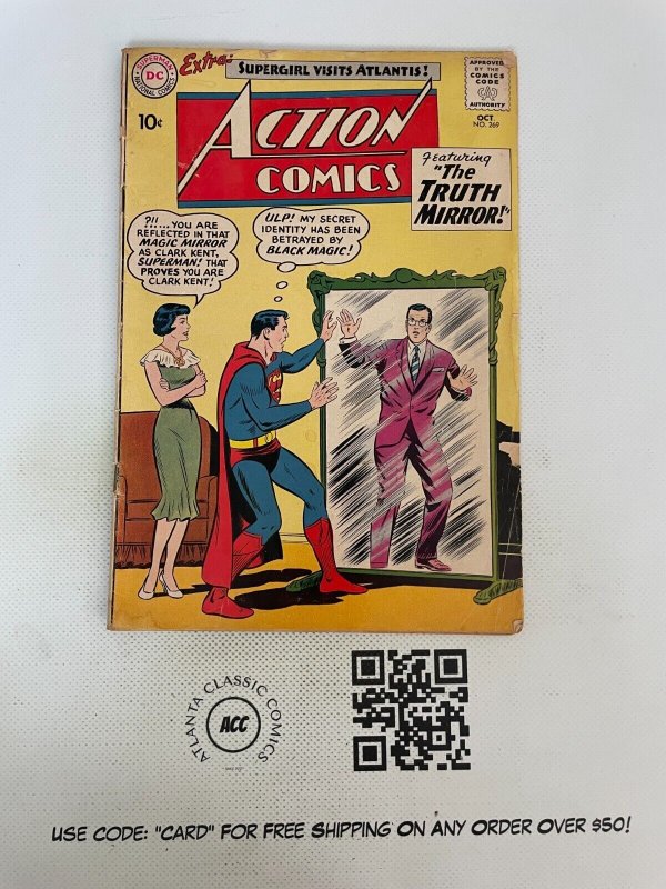 Action Comics #269 (DC Comics), raw comic book in VG condition — front cover