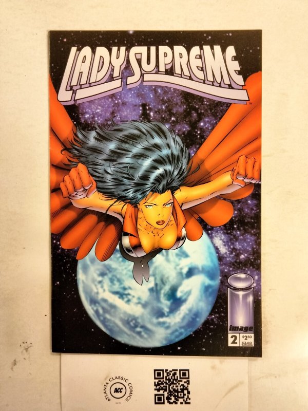 Lady Supreme #2, raw comic book in NM condition — front cover