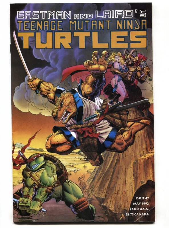 Teenage Mutant Ninja Turtles #47 - 1992 - Mirage - VF - Comic Book (Mirage Studios, 1992), raw comic book in VF condition — front cover