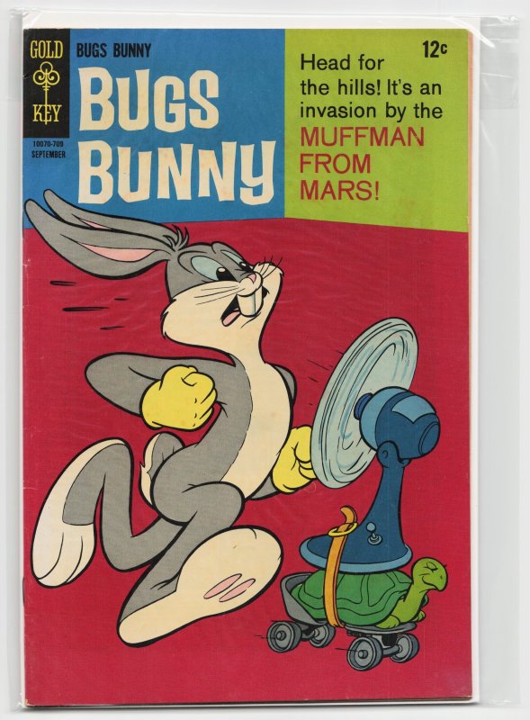 Bugs Bunny #113 (Gold Key, 1967), raw, ungraded comic book — front cover