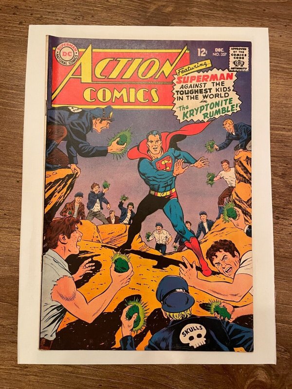 Action Comics #357 (DC Comics, 1967), raw comic book in VF/NM condition — front cover