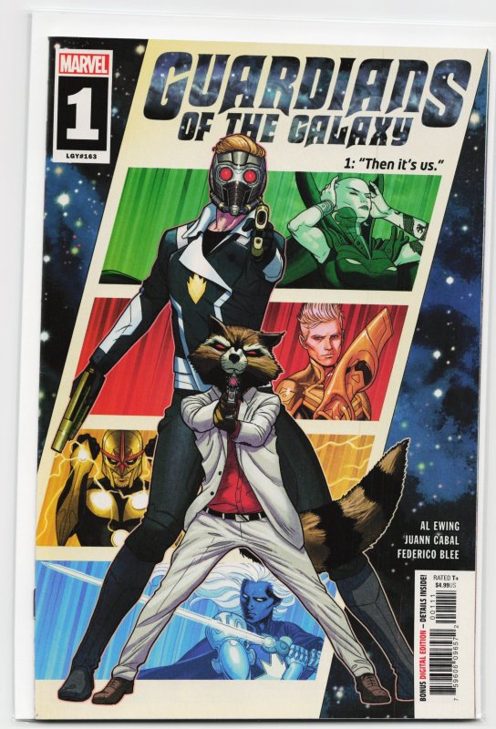 Guardians of the Galaxy #1 (Marvel Comics, 2020), raw, ungraded comic book — front cover