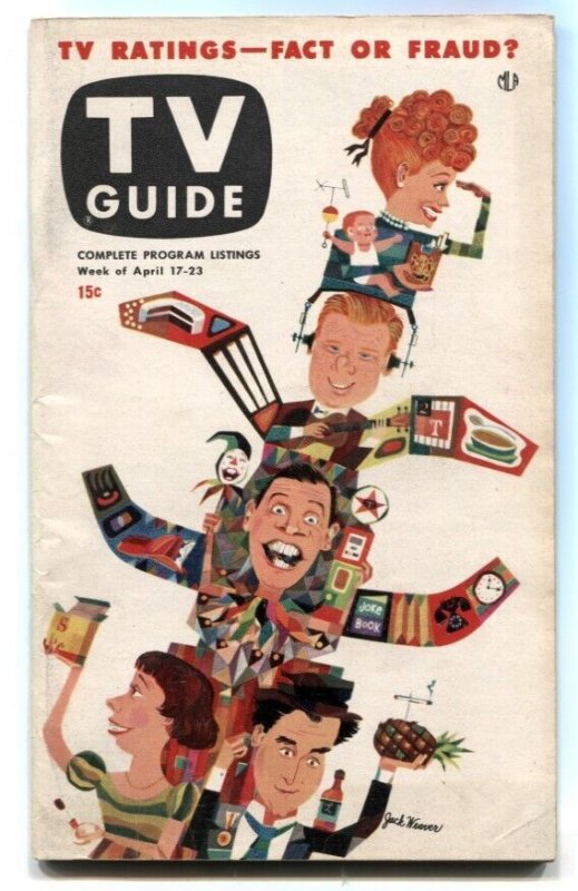 MAG: TV Guide #3 (1953), raw, ungraded comic book — front cover
