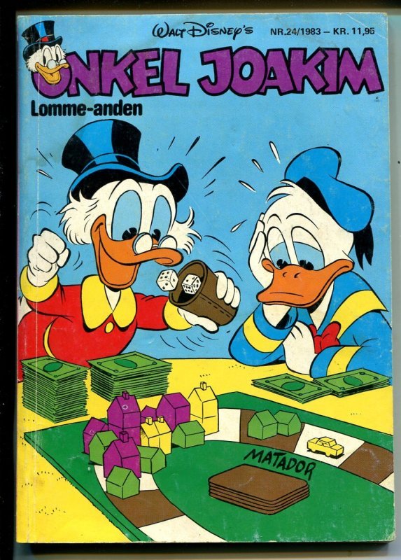 Onkel Joakim #24 (1983), raw comic book in VG condition — front cover