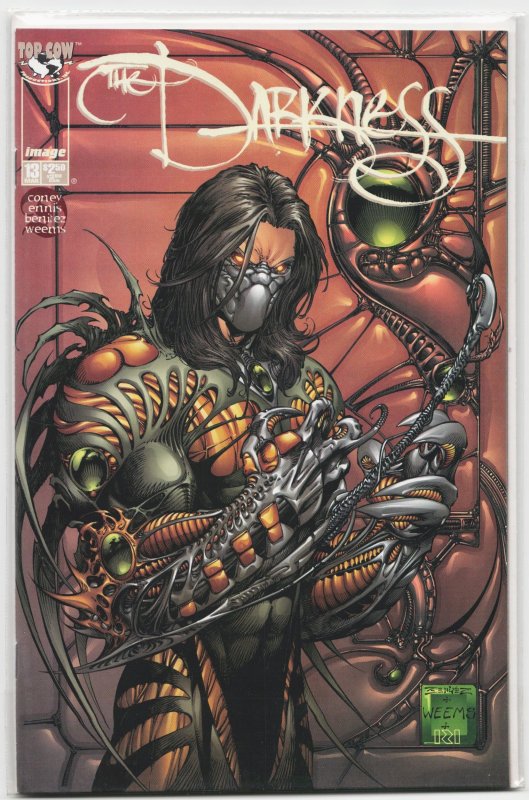 The Darkness #13 (Top Cow, 1998), raw, ungraded comic book — front cover