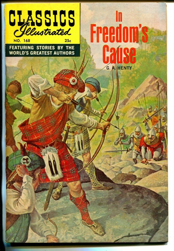 Classics Illustrated #168 (Gilberton, 1969), raw comic book in VF+ condition — front cover