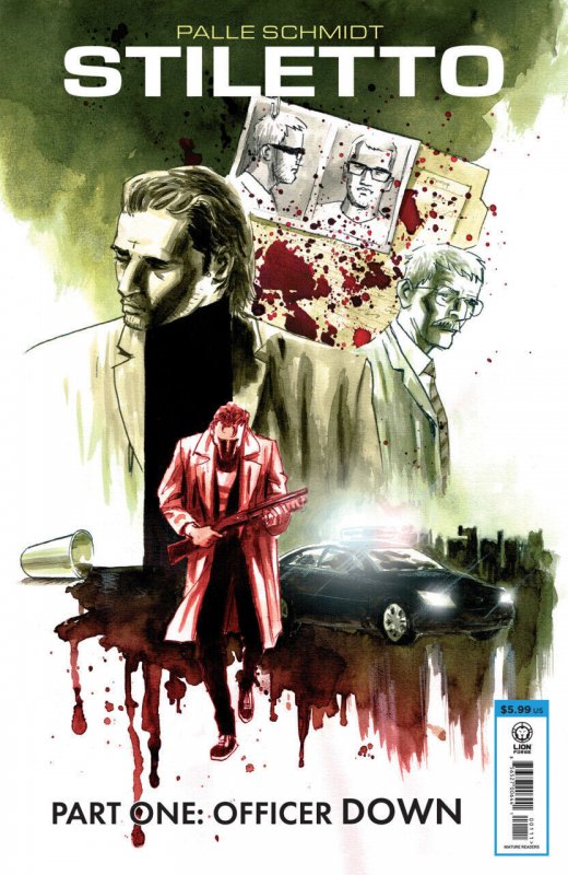 Stiletto #1 (Image Comics, 2019), raw comic book in VF/NM condition — front cover