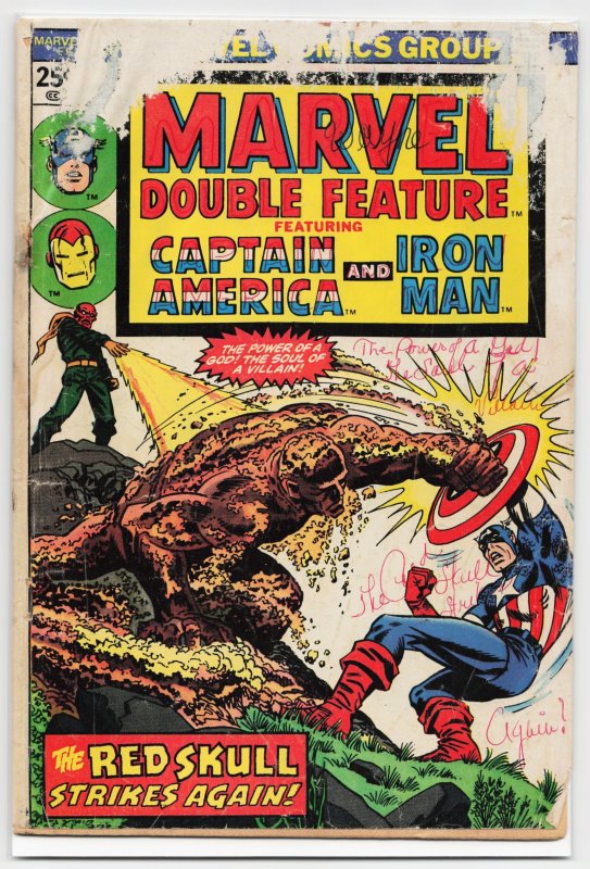 Marvel Double Feature #5 (Marvel Comics, 1974), raw, ungraded comic book — front cover