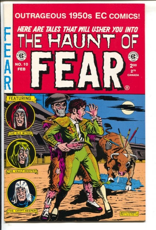 Haunt of Fear #10 (EC Comics, 1995), raw comic book in VF condition — front cover