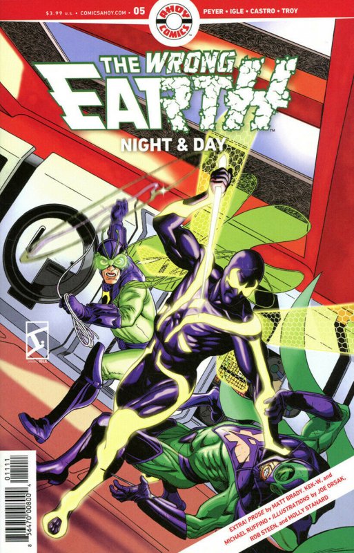 The Wrong Earth Night and Day #5 (2021), raw, ungraded comic book — front cover