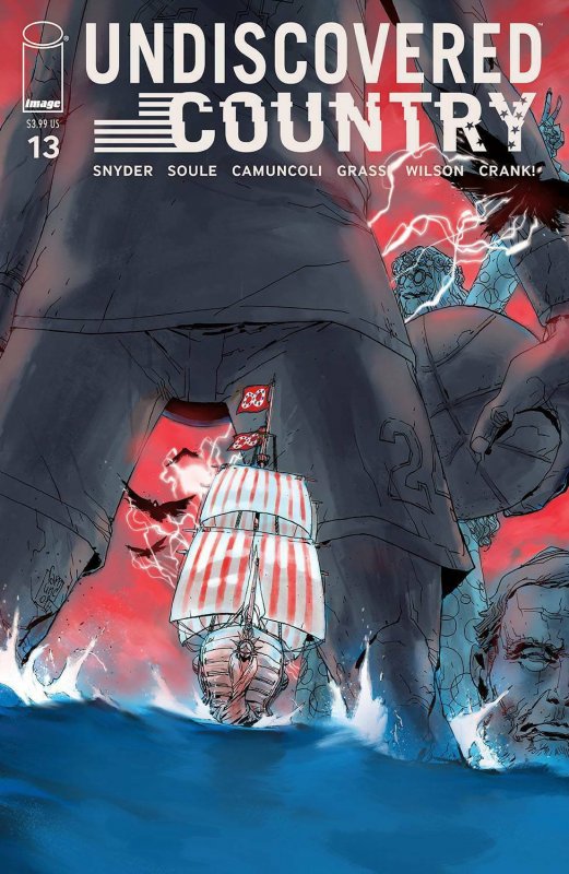 Undiscovered Country #13 (Image Comics, 2021), raw, ungraded comic book — front cover