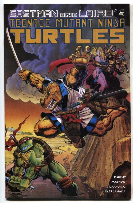 Teenage Mutant Ninja Turtles #47 (1992), raw comic book in NM- condition — front cover