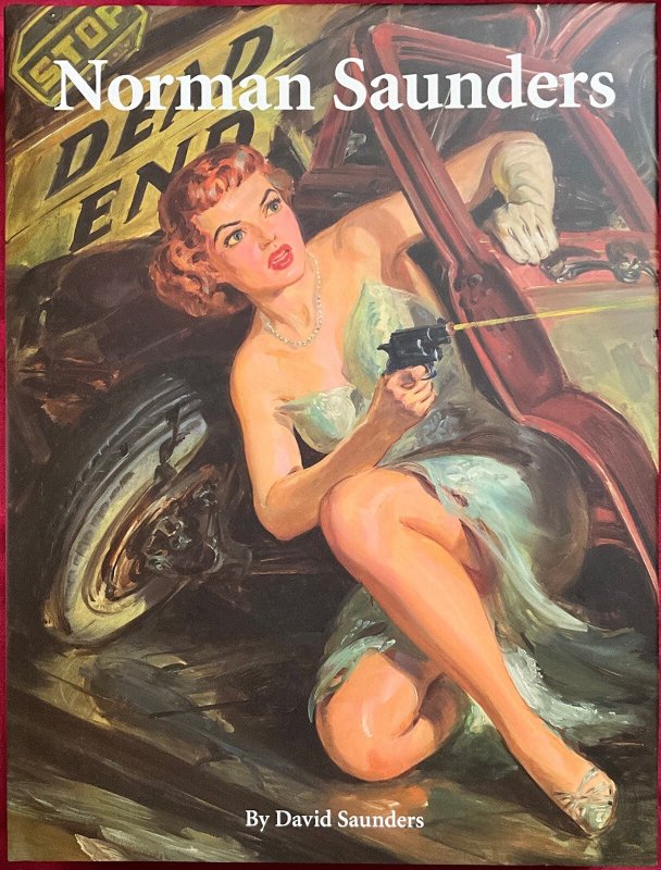 Norman Saunders - Book/DJ - Fine; Comic - 9.2, WP - Illustrated Press - 1st, raw comic book in 9.2 condition — front cover
