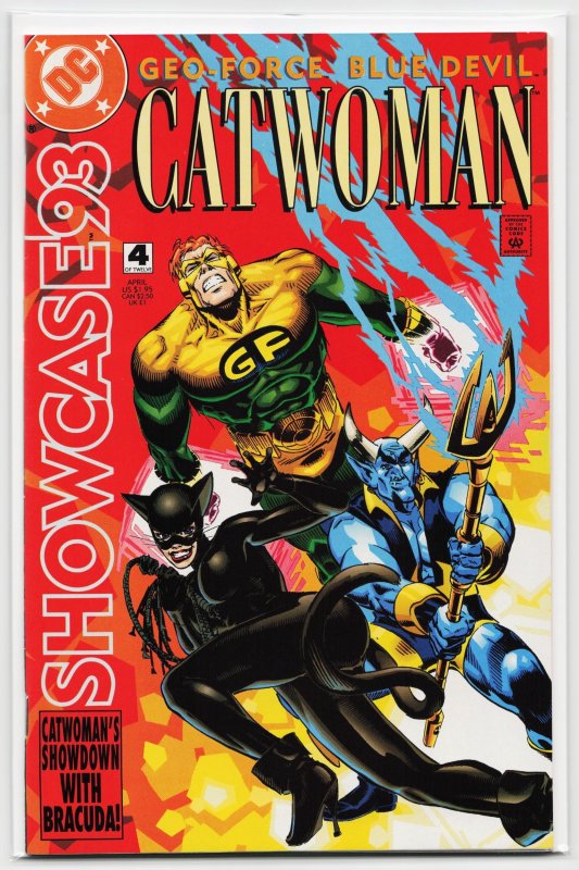 Showcase '93 #4 (DC Comics, 1993), raw, ungraded comic book — front cover