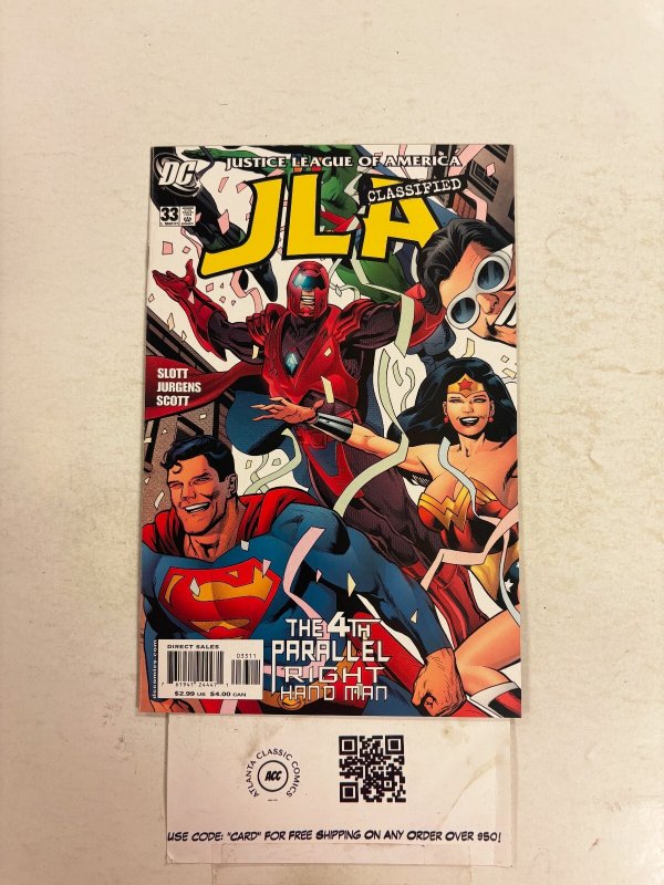 JLA Classified #33 (DC Comics), raw comic book in NM condition — front cover
