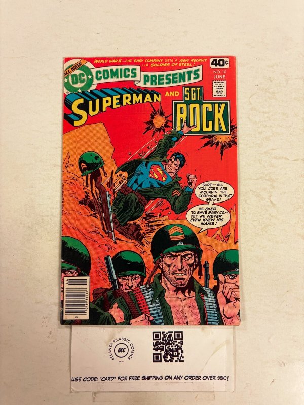 DC Comic Presents #10 (DC Comics), raw comic book in NM condition — front cover