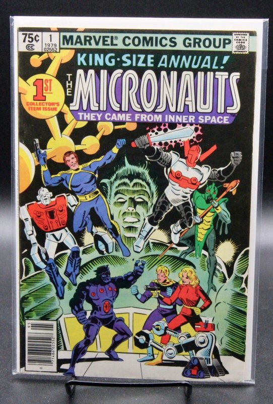 Micronauts Annual #1 (Marvel Comics, 1979), raw, ungraded comic book — front cover