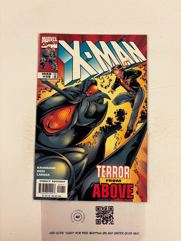 X-Man #49 (Marvel Comics, 1999), raw comic book in NM condition — front cover