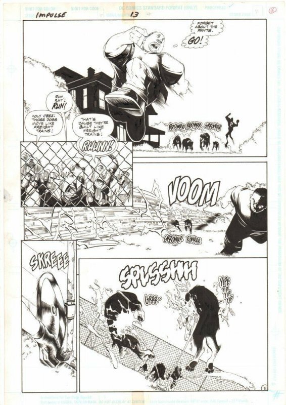 Impulse #13 (1996), raw, ungraded comic book — front cover