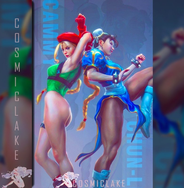 Street Fighter Masters Cammy VS Chun Li #1, raw, ungraded comic book — front cover