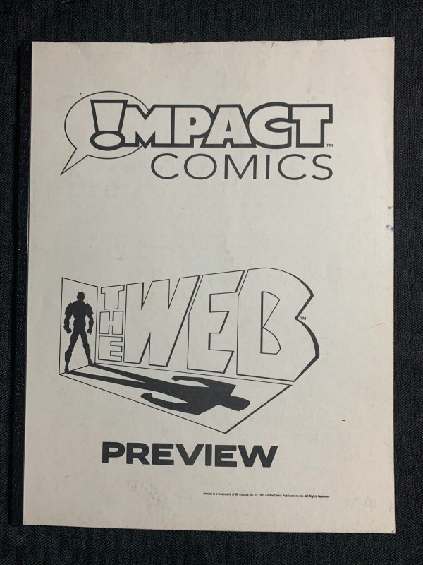 1991 the Web #1 (1991), raw comic book in FN 6.0 condition — front cover