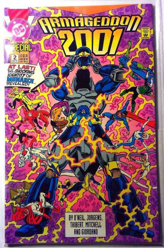 Armageddon 2001 Special #2 (DC Comics), raw, ungraded comic book — front cover