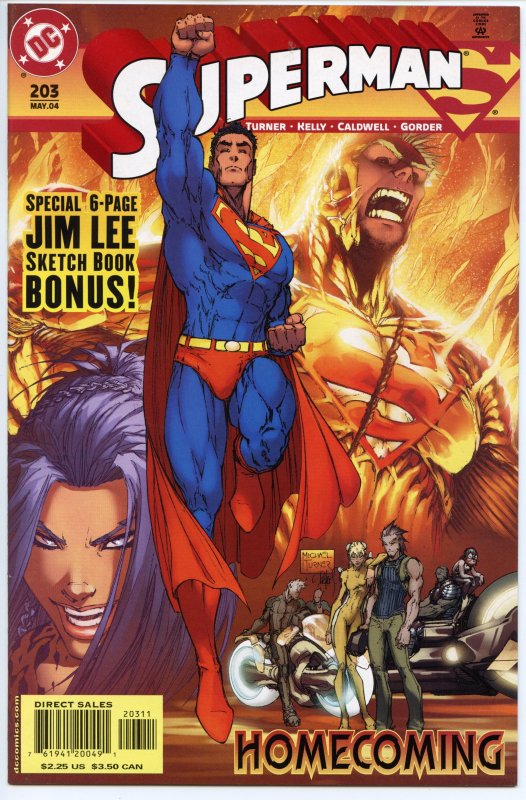 Superman (1987) #203-226, 24-issue Run, Full Azzarello run - DC - 2004-6 - NM (DC Comics, 1987), raw comic book in NM condition — front cover