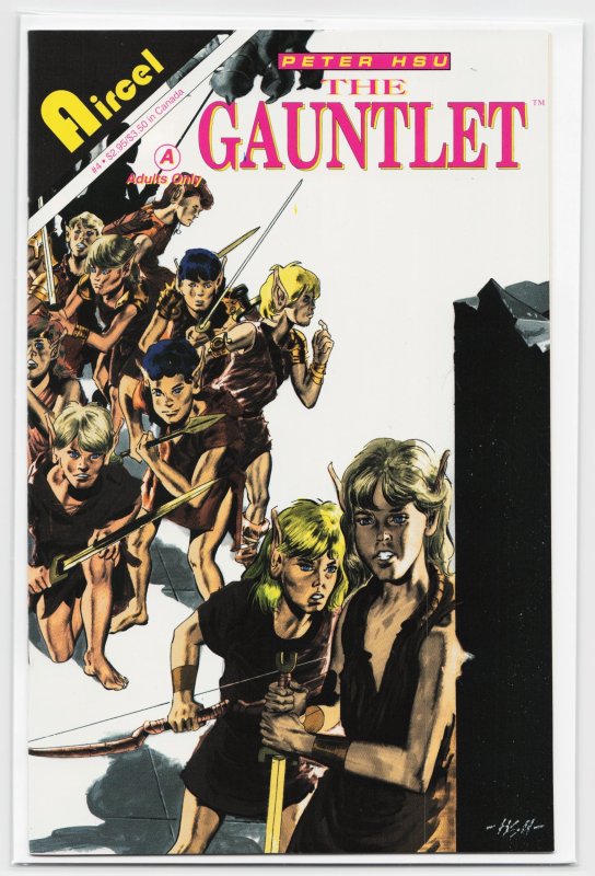 The Gauntlet #4, raw, ungraded comic book — front cover