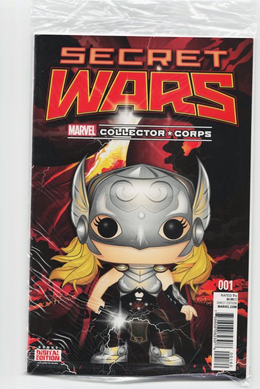 Secret Wars #1 (Marvel Comics, 2015), raw, ungraded comic book — front cover