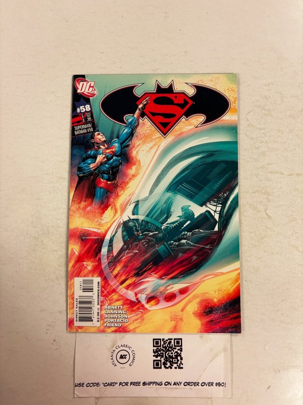 Superman Batman #58 (DC Comics), raw comic book in NM condition — front cover