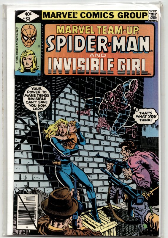 Marvel Team-Up #88 (Marvel Comics, 1979), raw, ungraded comic book — front cover