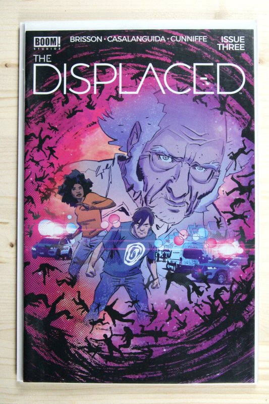 The Displaced #3 (Boom! Studios, 2024), raw comic book in NM+ 9.6 condition — front cover
